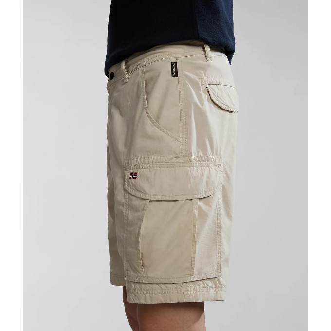 Bermuda Cargo NAPAPIJRI Vintage En Jean - Couleur Beige - Taille XL (44) Homme - Occasion TB