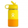 Hydroflask 12 Oz kids Wide Mouth With Straw Lid Lemon