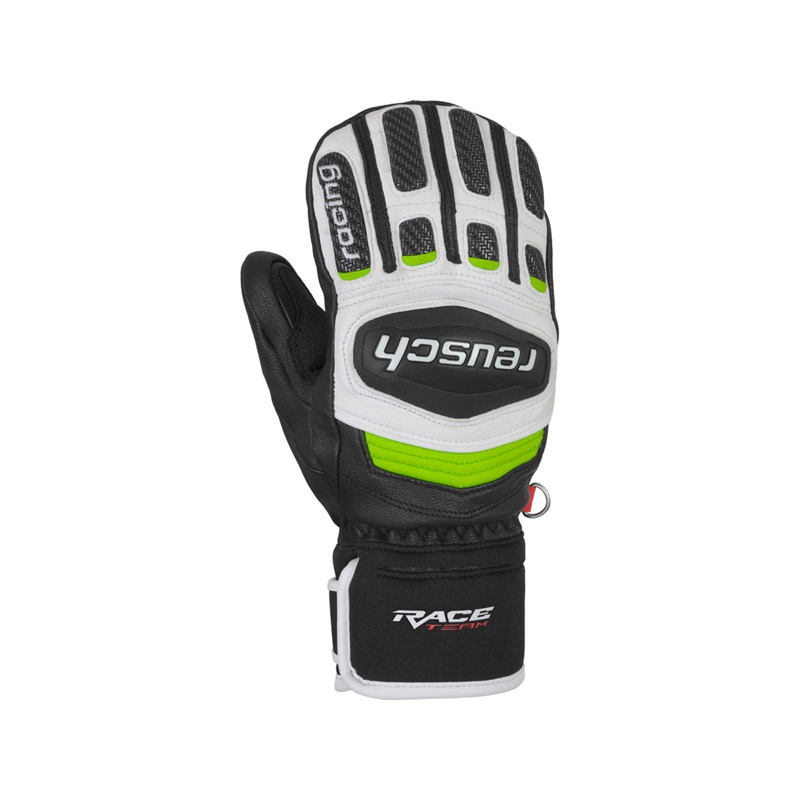 Reusch PRIME RACE R-TEX® XT JUNIOR MITTEN black/white/neon green
