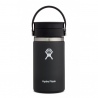 Hydro Flask 12 oz WIDE MOUTH WITH FLEX SIP LID Black