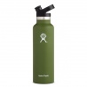 Hydro Flask 21 oz STANDARD MOUTH WITH SPORT CAP Olive
