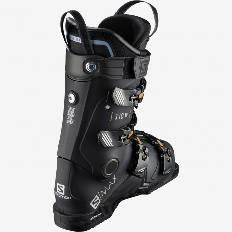 Ski boots Salomon S/MAX 110 W Black / Gold / Glow