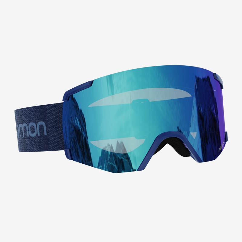 Ski goggle Salomon S/VIEW BkBrand / Uni Mid Red