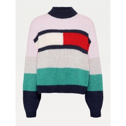 Color-block Sweater Tommy Romantic Pink/Multi