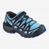 Chaussures de randonnée Salomon XA PRO 3D K Ethereal Blue/Surf the web/White