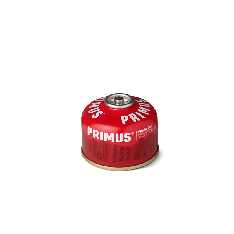 Cartouche De Gaz Primus Power Gas 100g - Mélange Propane/isobutane - Valve Sécurité