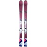 Pack de skis Dynastar E 4X4 5 + fixations XP W 11 GW B83 White / Blue / Pink