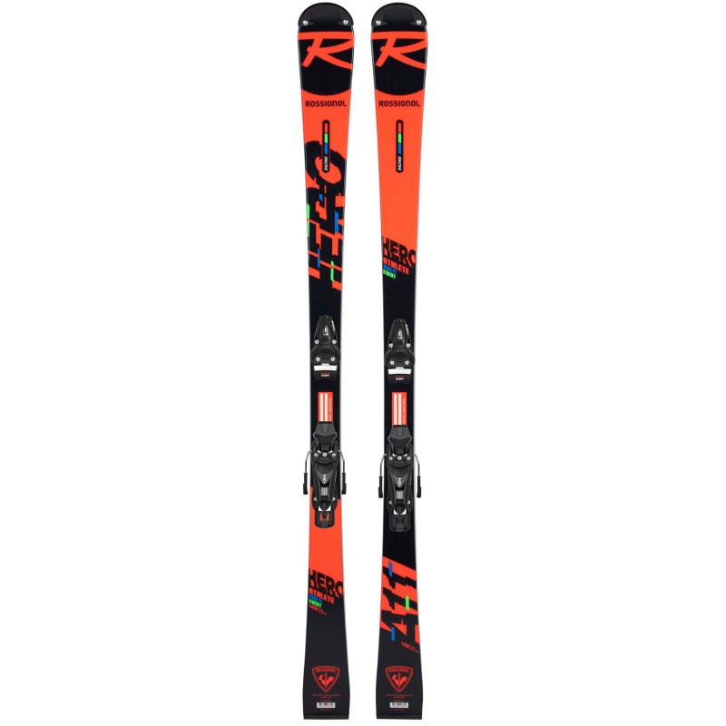 Pack de skis Rossignol HERO ATHLETE MULTIEVENT + fixations NX7 GW LIFTER B73 Black / Icon