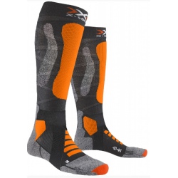 X-Socks SKI TOURING V4.0 Anthracite/Orange Socks
