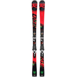 Pack de skis Rossignol HERO ELITE ST TI + fixations NX 12 GW B80 Black / Chrome