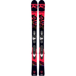 Pack de skis Rossignol HERO JR MULTI-EVENT + fixations KID-X 4 GW B76 Black