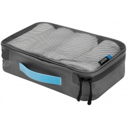 Housse de rangement Cocoon PACKING CUBE WITH LAMINATED NET Grey/Black