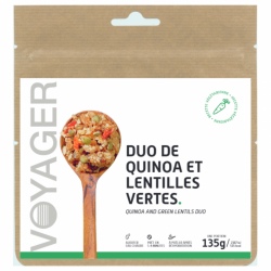 Repas lyophilisé Voyager Duo de quinoa et lentilles vertes 135g
