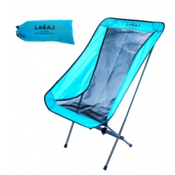 Chaise de camping Lacal BIG CHAIR LIGHT Bleu/Gris
