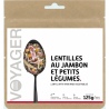 Repas lyophilisé Voyager Lentilles au jambon et petits légumes 125g