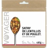 Repas lyophilisé Voyager Satay de lentilles au poulet 100g