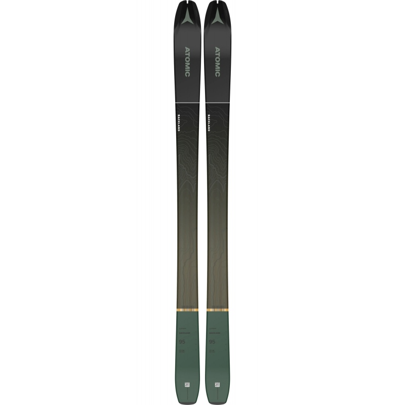 Ski de randonnée Atomic BACKLAND 95 Black/Green