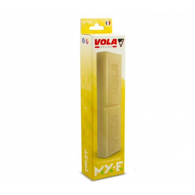 Fart Vola MX Pain Rouge 500g – Fart Non Fluoré -5°C à 0°C, Optimisé Pour Entraînement Et Neige Abrasive, Ski De Fond