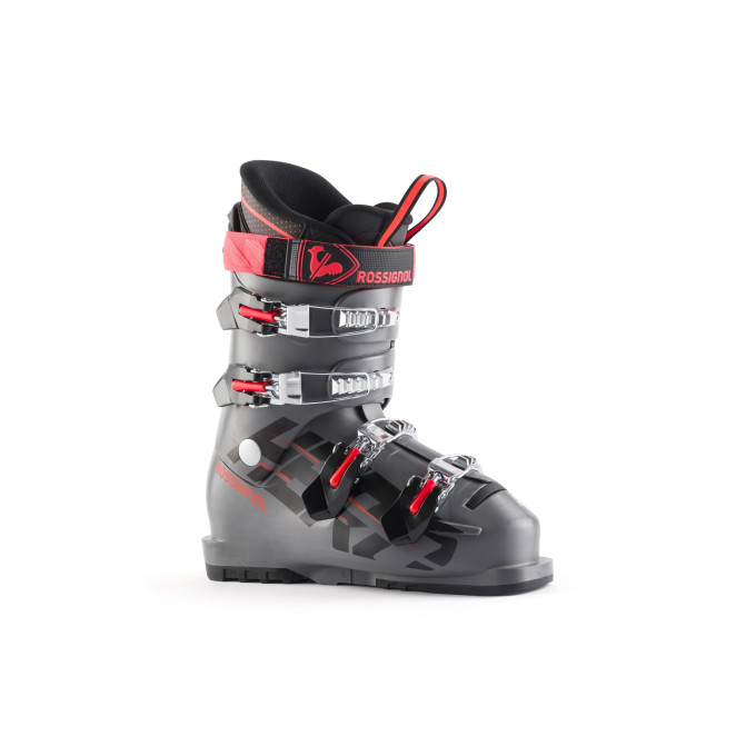 Chaussures De Ski Rossignol Pour Enfant - Taille 40 - Occasion, Couleur Noire - Pour Les Jeunes Skieurs