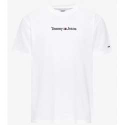 T-shirt Tommy Hilfiger TJM CLASSIC LINEAR LOGO TEE White