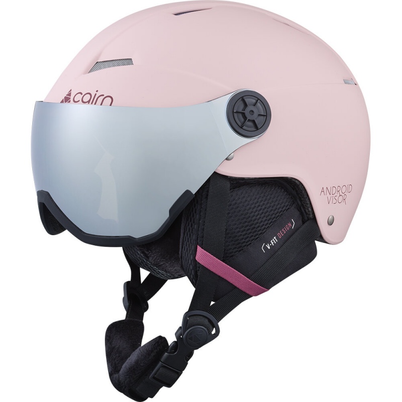 Casque De Ski Avec Visière Cairn Android Visor - Catégorie 3, ABS/EPS, Réglage Disque FIT, Pour Ski Alpin/snowboard