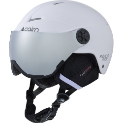 Cairn ANDROID VISOR Junior mat white ski helmet
