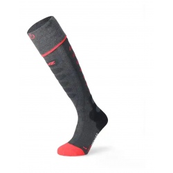 Socks Lenz HEAT SOCK 5.1 TOE CAP REGULAR FIT Anthracite/Rouge