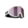 Masque de ski Bliz RAVE Matt White/Brown Pink Multi