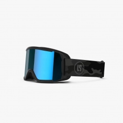 Masque de ski Loubsol LS MK CRAZY NOIR CAMO NR MC BLEU 3 Camo Noir/Miroir Bleu