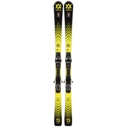 Pack de skis RACETIGER SC Black + fixations VMotion 10 GW Black