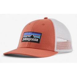 Patagonia P-6 LOGO LOPRO TRUCKER HAT in Quartz