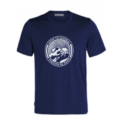 Icebreaker TECH LITE II MOVE TO NATURAL MOUTAIN T-shirt