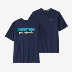 T-shirt Patagonia MEN’S P-6 LOG RESPONSIBILI-TEE Classic Navy