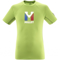 T-shirt pour homme Millet Trilogy Delta Origin SS M en acid green