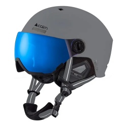Ski helmet with integrated visor Cairn Reflex Visor in Anthracite Grey