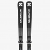 Pack skis unisexe Salomon E S/MAX 12 + fix Z12 GW Black/White/Neon Yellow