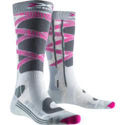 Chaussettes X-Socks SKI CONTROL 4.0 LADY Grey/Rose