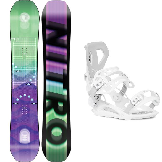 Pack snowboard Nitro T3 +...